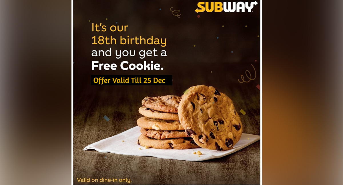 Subway turns 18 in India