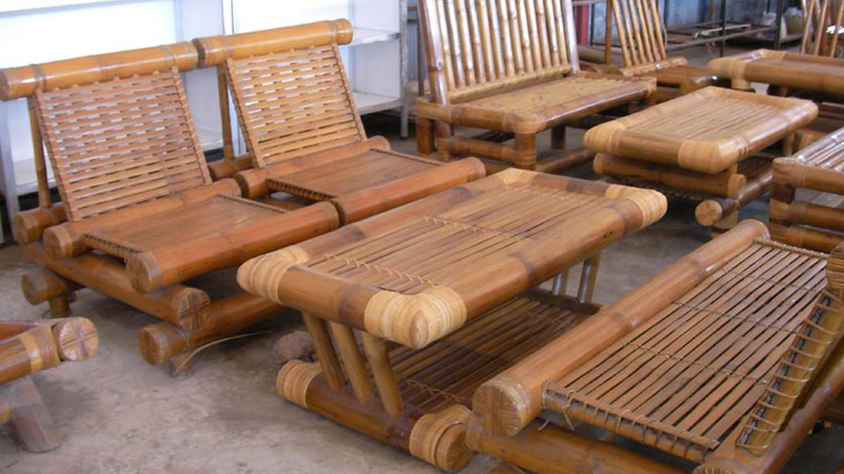 IIT-Guwahati bamboo furniture
