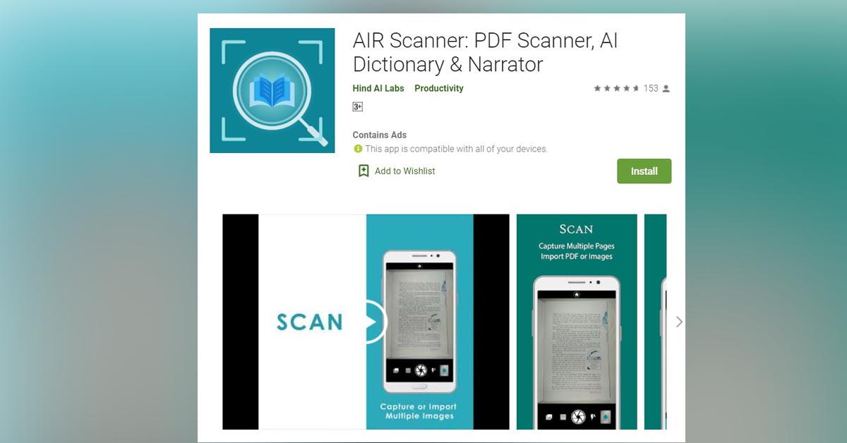 AIR Scanner- a document scanning app