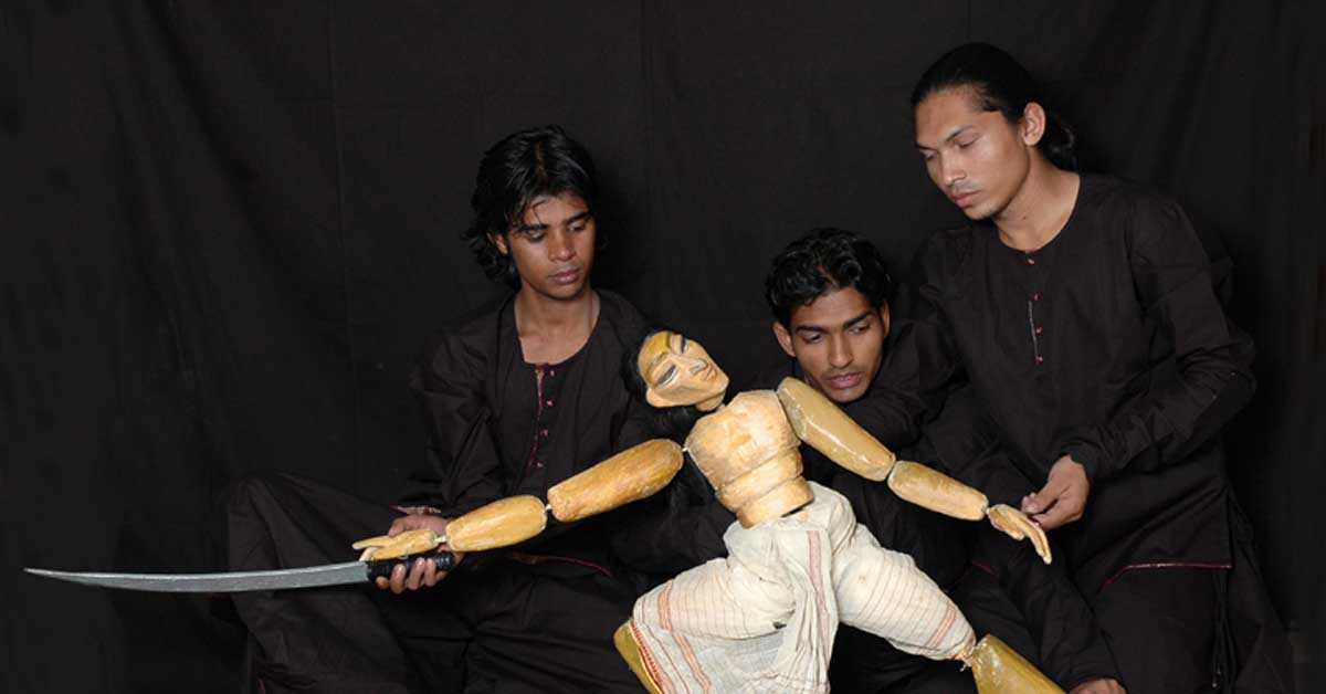 Glimpse of a puppetry show