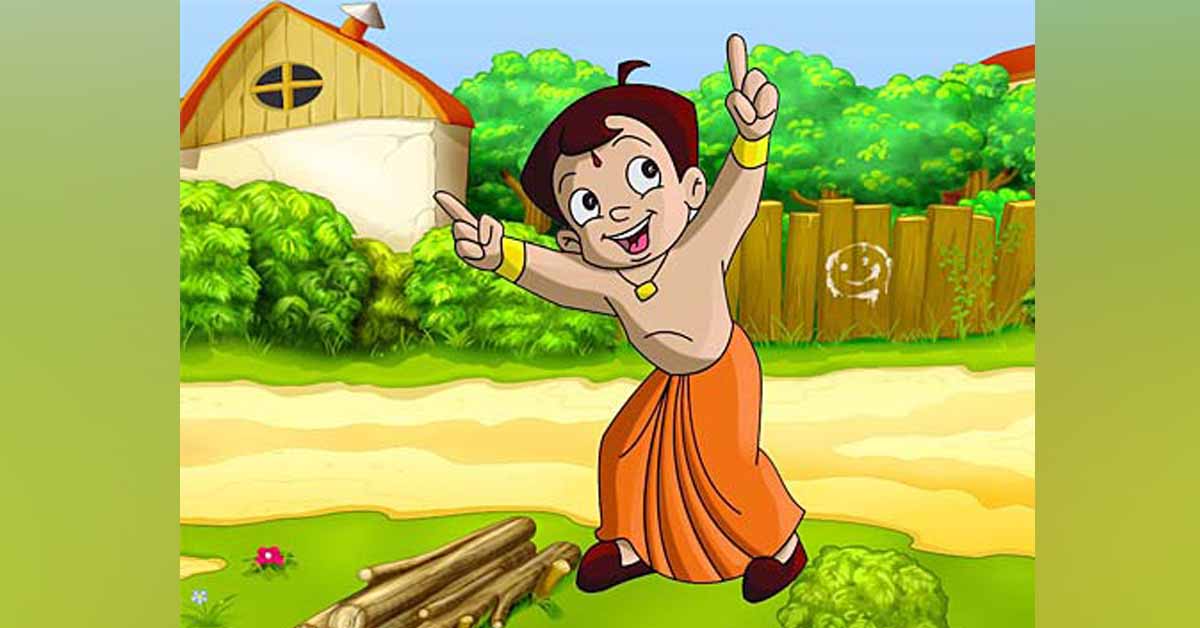 Chhota Bheem, a popular Indian cartoon character