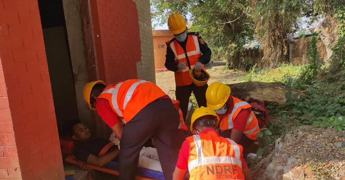 Mock Drill in Sivasagar