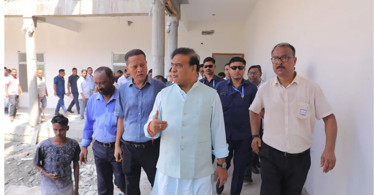 Assam Chief Minister Inspects Bezera HS School Transformation