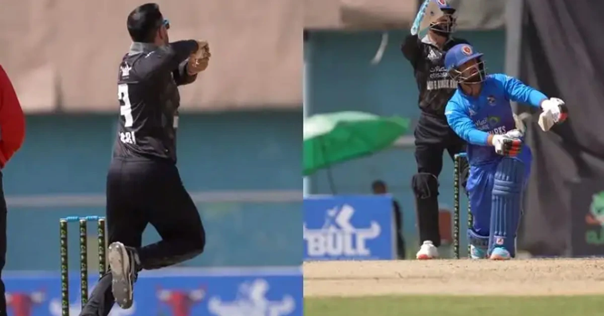 Mohammad Nabi smashed for six by his son