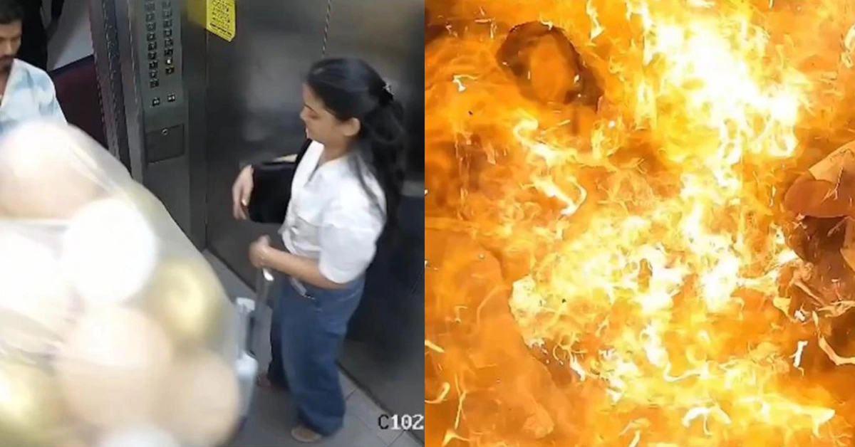 gas-filled balloons explode in mumbai