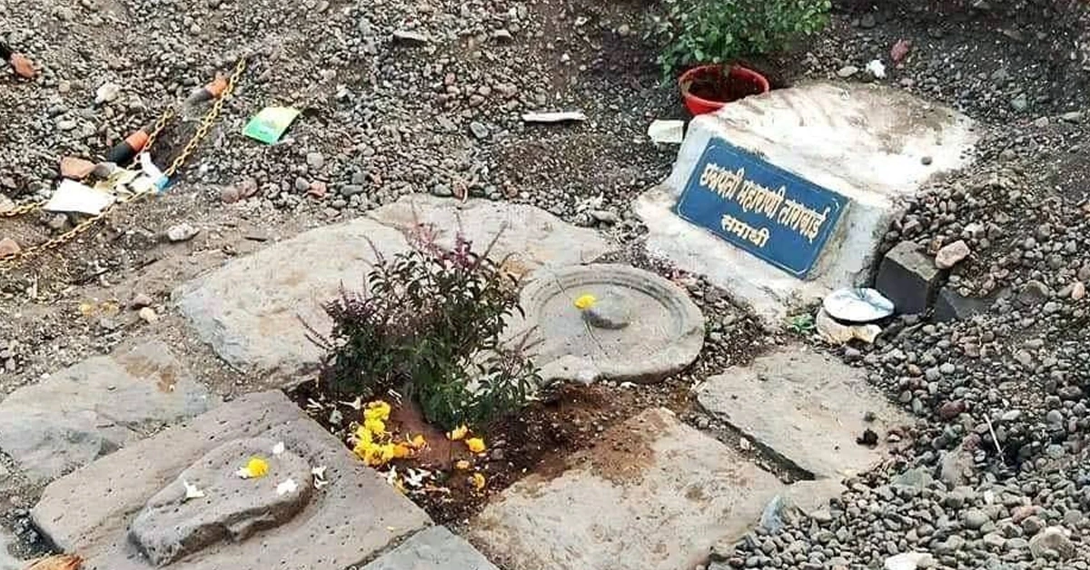 Samadhi of Maharani Tarabai in dilapidated condition