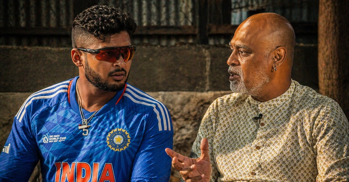 Riyan Parag With Vinod Kambli | AI Generated Image | Image For Representational Purpose Only