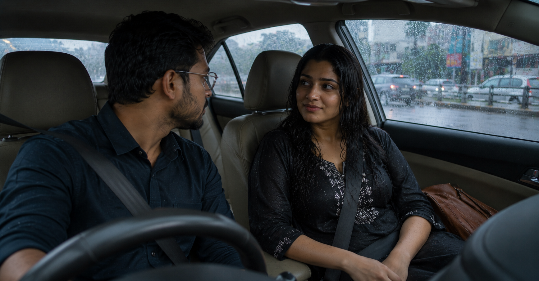 Lobhita is a short story about a couple, brought together by rain and flood, who share one of the most bizarre nights together in the city of Guwahati.